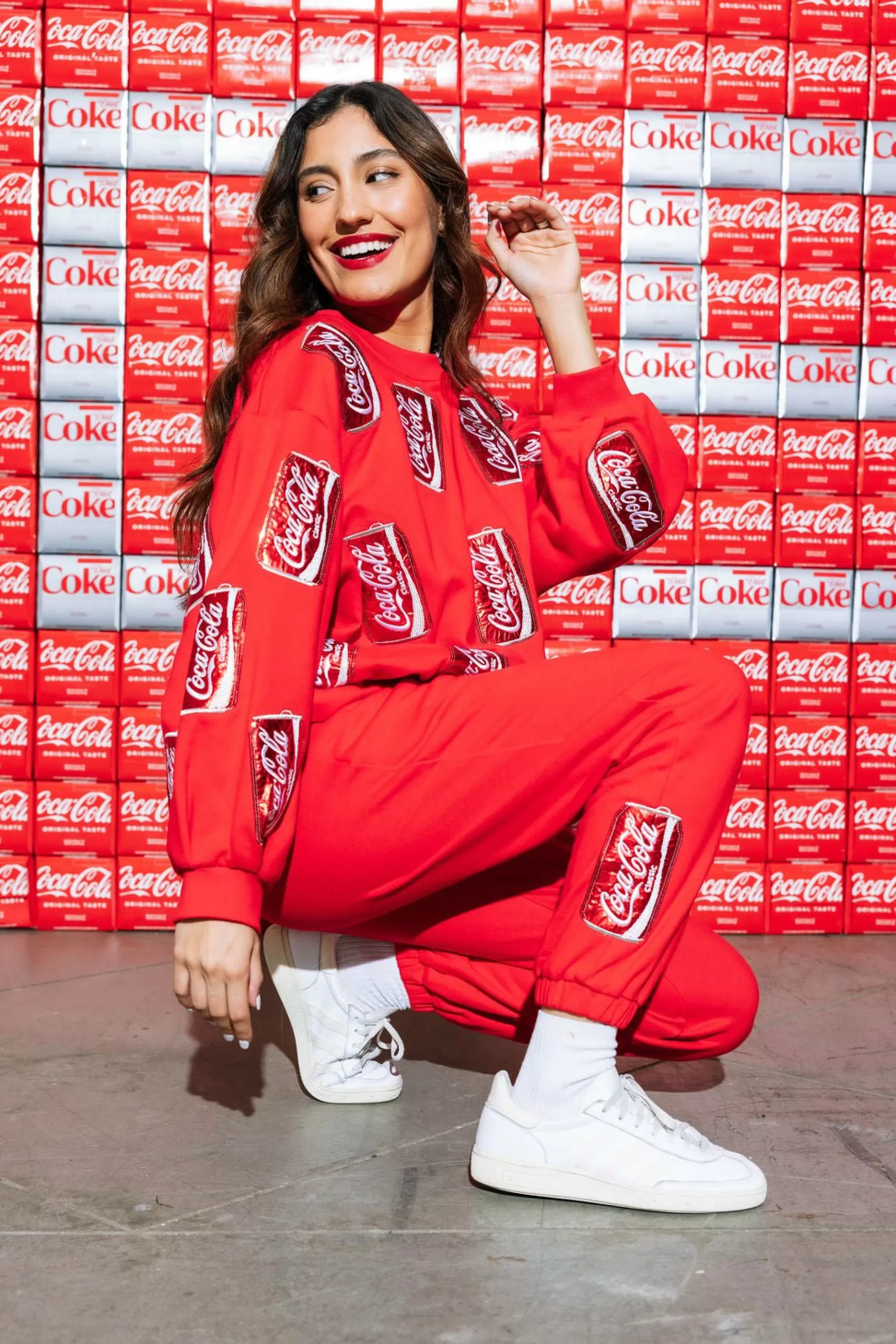 womens Queen Of Sparkles Coca-Cola® Can Joggers